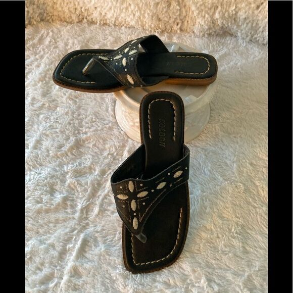 Kolosh Black & Tan Sandals 6 - Picture 3 of 6